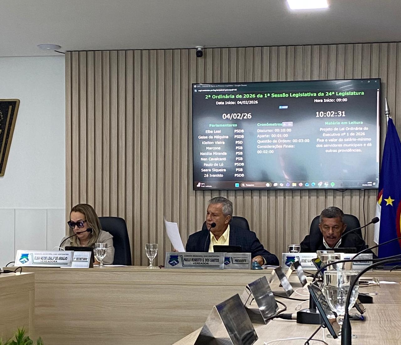 Vereadores aprovam 4 Projetos de Lei nesta quarta (11)  